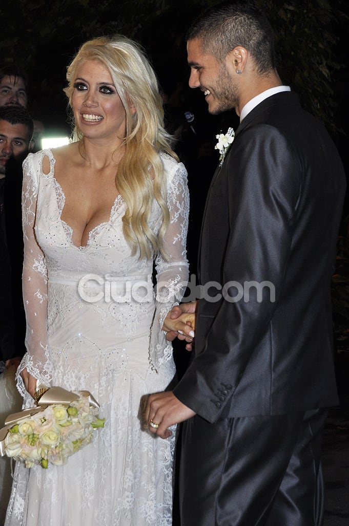 La boda de Wanda Nara y Mauro Icardi. (Foto: Jennifer Rubio - Ciudad.com)