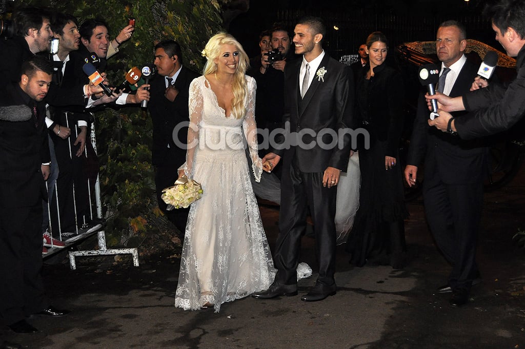 La boda de Wanda Nara y Mauro Icardi. (Foto: Jennifer Rubio - Ciudad.com)