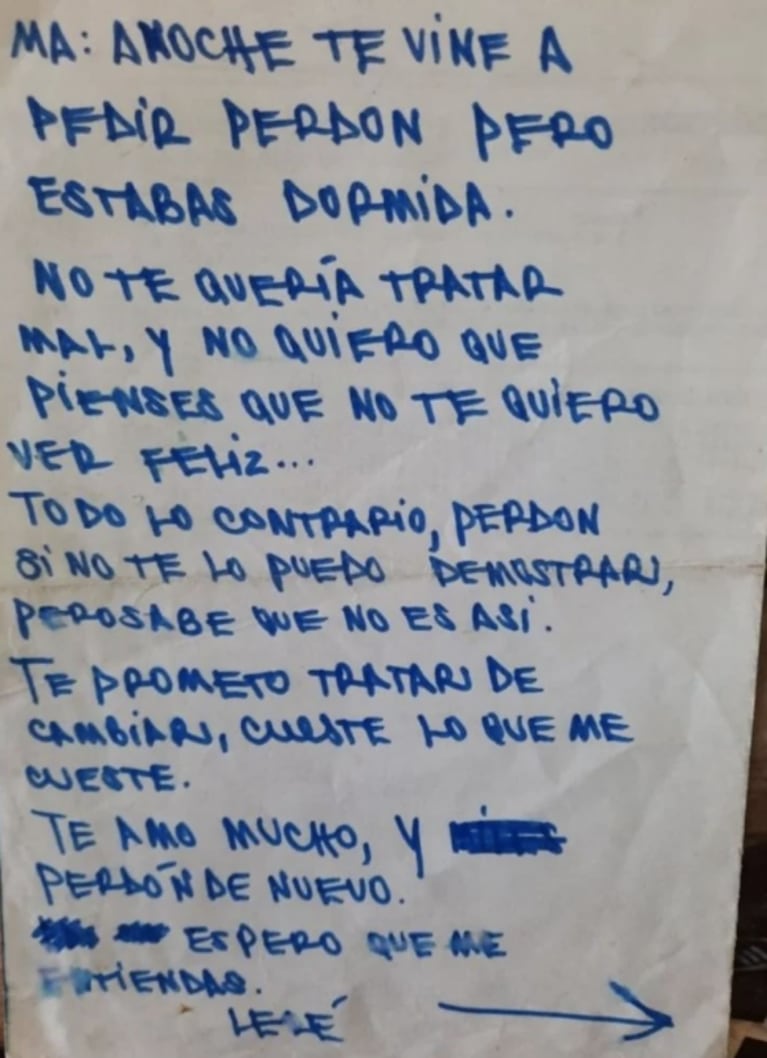 La carta que Cande Tinelli le escribió a Soledad Aquino pidiéndole disculpas: "No te quería tratar mal"