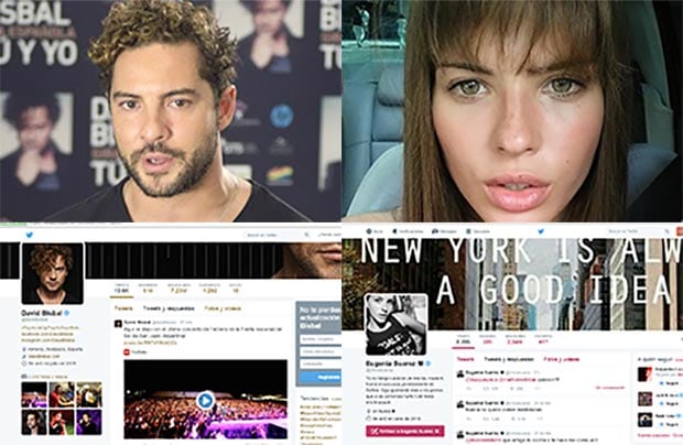 La China Suárez y David Bisbal ¿separados? hablaron en Twitter. (Fotos: Twitter)