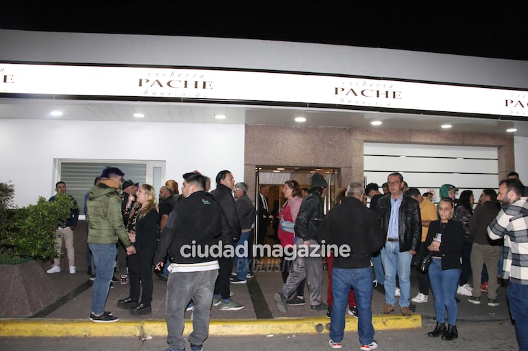 La cochería donde velaron a La Tota Santillán (Foto: Movilpress)