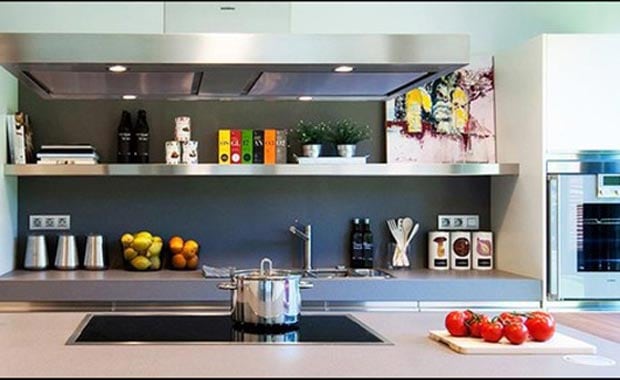 La cocina de la nueva casa de Lionel Messi y Antonella Roccuzzo (Foto: Web)