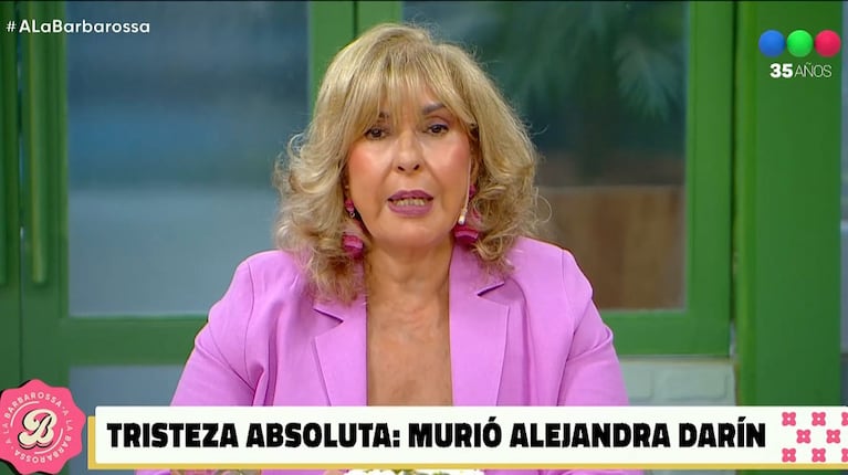 La conmovedora despedida de Georgina Barbarossa de Alejandra Darín: “Estaba muy enferma”