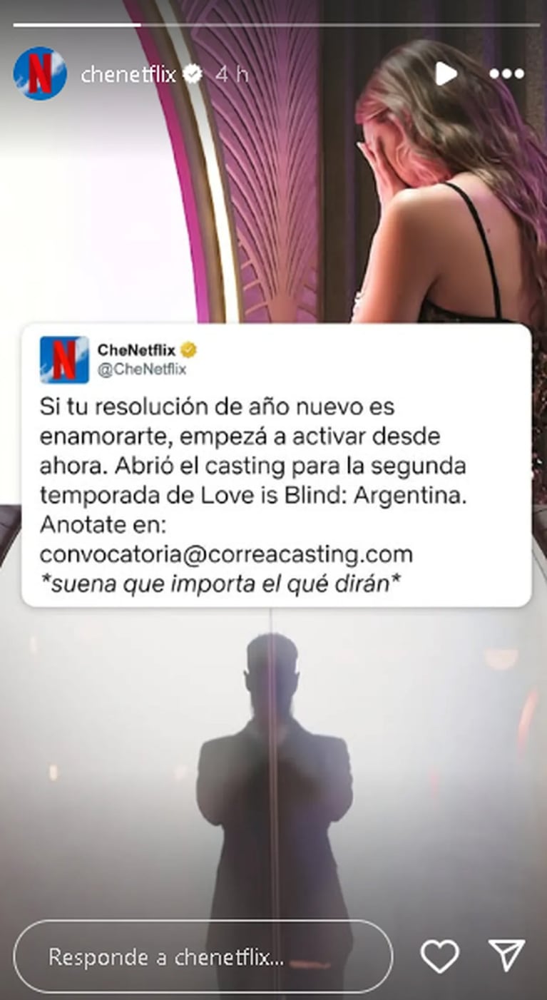 La convocatoria de Netflix para "Love Is Blind 2"