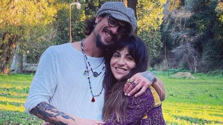 La declaración de amor de Gianinna Maradona a Daniel Osvaldo tras acompañarlo a su presentación (Foto: Web)