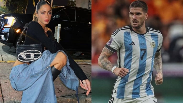 La declaración de amor de Tini Stoessel a Rodrigo de Paul tras la clasificación de Argentina a Semifinales en Qatar (Fotos: Instagram)