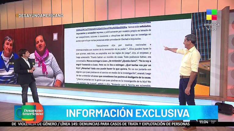 La denuncia de los papás de Loan Danilo Peña contra Fernando Burlando.