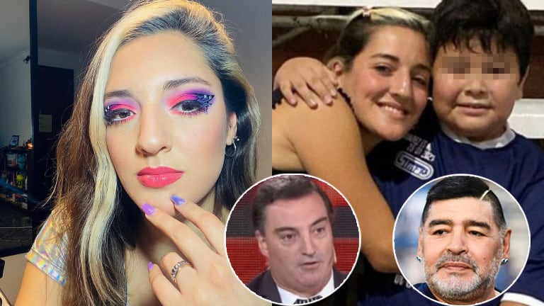 La desgarradora pregunta de Dieguito Fernando a Jana Maradona (Fotos: Instagram y Web)