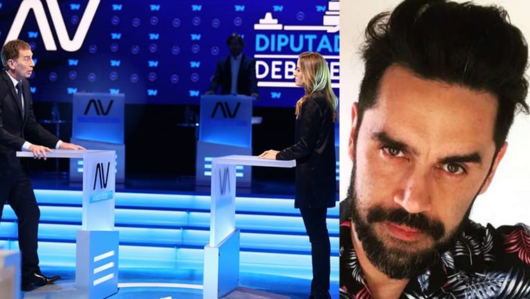 La desopilante reacción de Gonzalo Heredia mientras veía el debate de los candidatos bonaerenses.