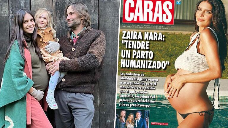 La elección de Zaira Nara para dar a luz a su segundo hijo