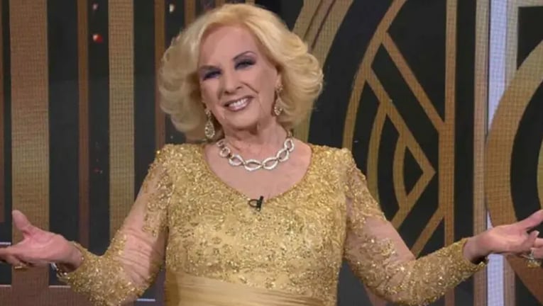 La emoción de Mirtha Legrand por volver a la TV.