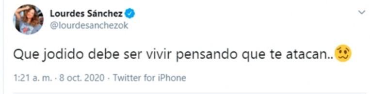 ¡La encaró! Picantísimo cruce de Karina con Lourdes Sánchez en Twitter durante el Cantando: "Estoy enfrente, ¿algo para decir?"