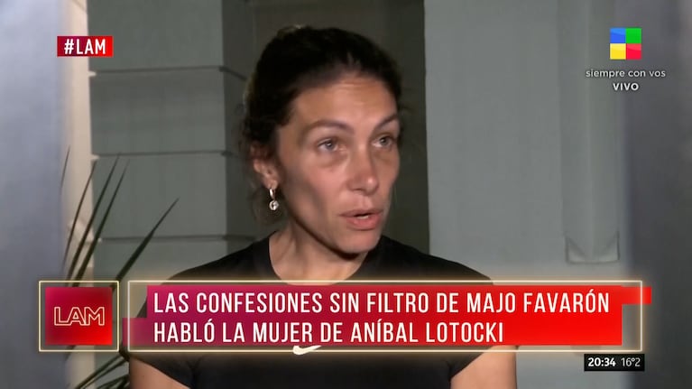 La esposa de Aníbal Lotocki dijo que le gustaría tomar un café con el hermano de Silvina Luna y generó bronca