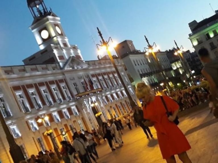 La estadía de Griselda Siciliani y Muriel Santa Ana en España: "Las calles de Madrid hoy" 