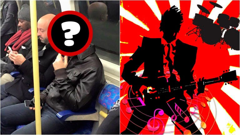 La estrella de rock que fue sorprendida viajando en el subte. Foto: Web /Twitter