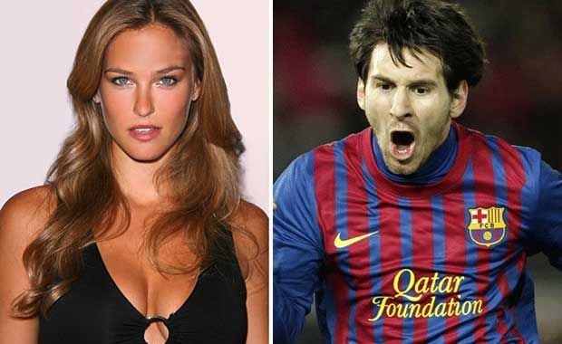 La ex de Leo DiCaprio, maravillada con Lionel Messi. (Foto: Web)