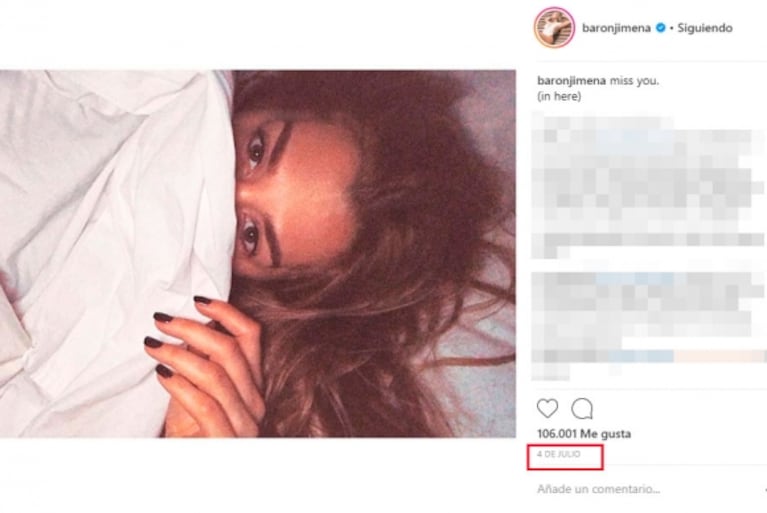 La ex del nuevo novio de Jimena Barón contó cómo se enteró del romance: "Vi una foto de ella en su cama"