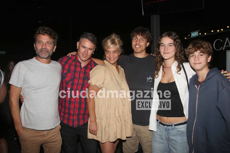 La familia Brédice/Pauls ensamblada. Foto: Movilpress