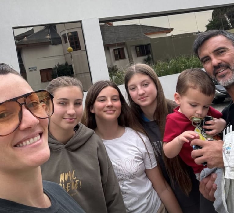 La familia Cubero-Viciconte en San Pedro.