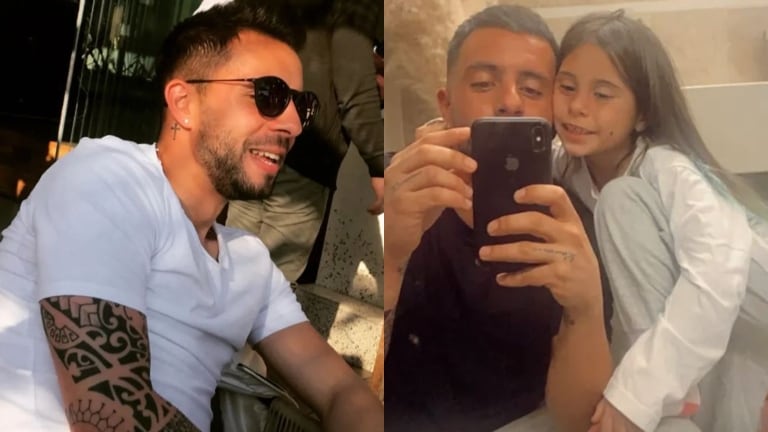 La felicidad de Matías Defederico tras el alta de su hija Francesca (Fotos: Instagram e Instagram Stories)