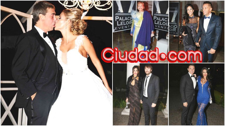 La fiesta de casamiento de René Bertrand con Belén Giménez con famosos invitados (Fotos: Movilpress)