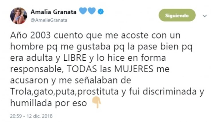 La filosa respuesta de Jimena Barón a Amalia Granata tras recordar su affaire con Robbie Williams