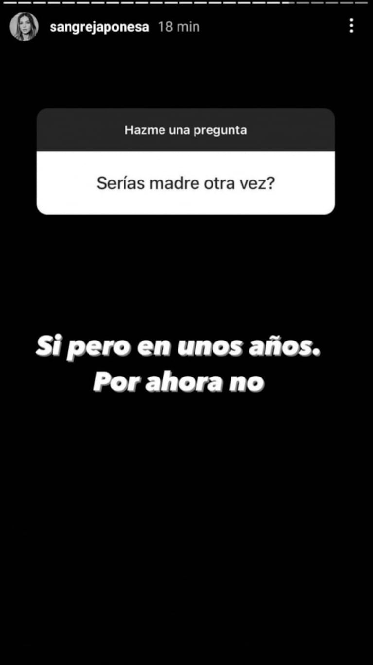 La firme respuesta de China Suárez cuando le preguntaron si desea volver a ser madre: "En unos años"