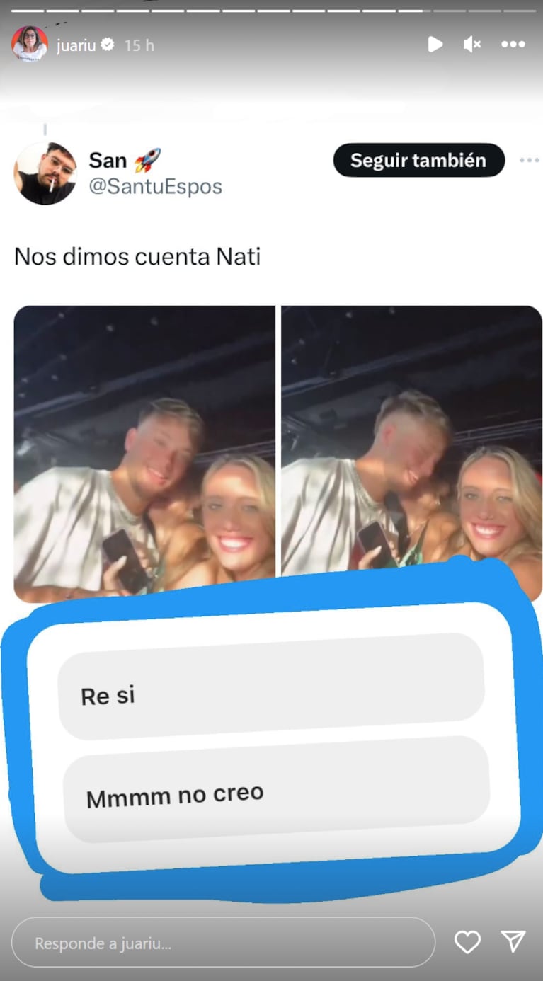 La foto cómplice de Nati Jota y Nacho Castañares que despertó rumores de romance