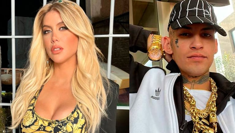 La foto de Wanda Nara y L-Gante cenando juntos en medio de rumores de romance.