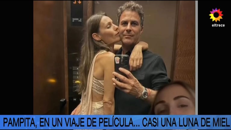 La foto del beso de Pampita y Martín Pepa en Europa que confirma el romance