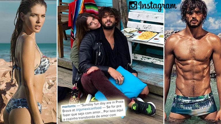 La foto que compartió Marlon Teixeira con China Suárez. (Foto: Instagram)