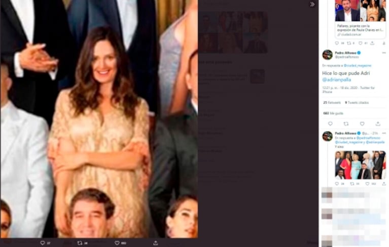 La foto respuesta de Pedro Alfonso a Pallares luego de que criticara que Paula no sonrió en la tapa de Gente: "Adri, hice lo que pude" 