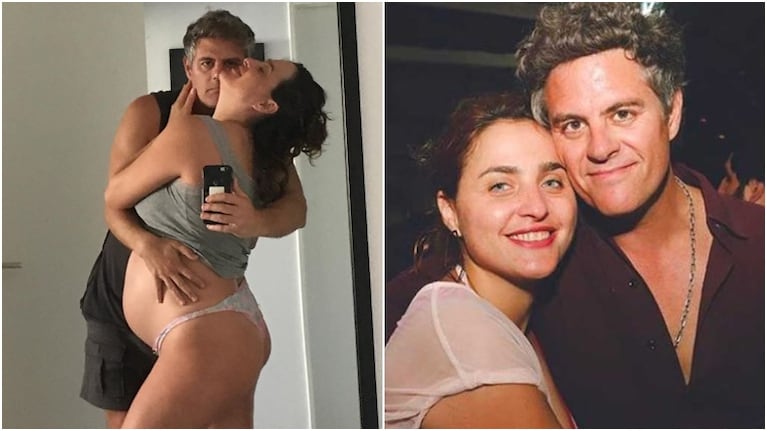 La foto súper tierna de Mike Amigorena y su novia, embarazadasísima de su primera hija: Así te esperamos