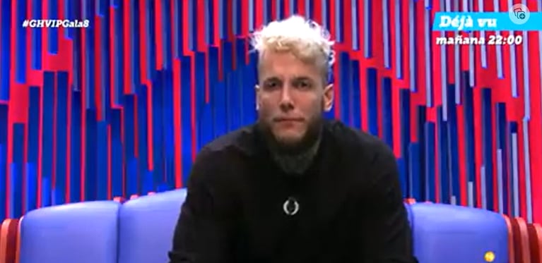 La furia de Alex Caniggia cuando le anunciaron que fue expulsado de Gran Hermano Vip España