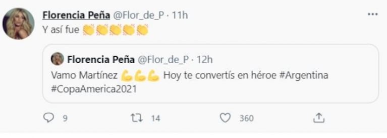 La furia de Flor Peña tras la violencia machista que recibió por opinar del arquero de la Argentina: "Hay que vaciarles la cabeza"