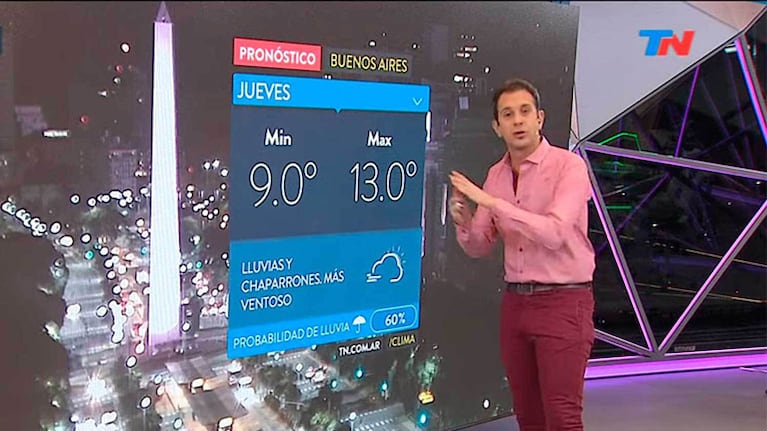 La furia del pronosticador de TN: El Servicio Meteorológico Nacional es una vergüenza