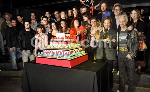 La gran fiesta por los 100 capítulos de Graduados. (Foto: Jennifer Rubio)