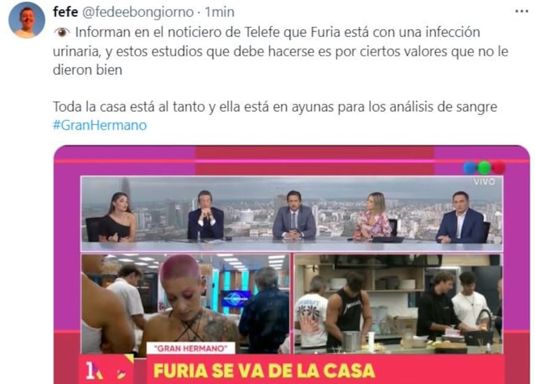 La hermana de Furia dio detalles sobre la salud de la participante de Gran Hermano 2023