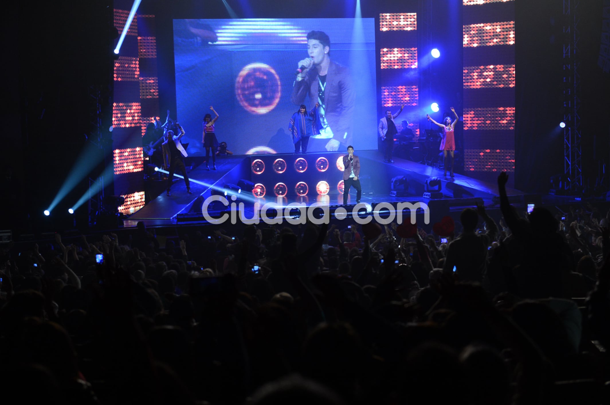 La intimidad de Elegidos en el Gran Rex. (Fotos: Prensa Telefe)