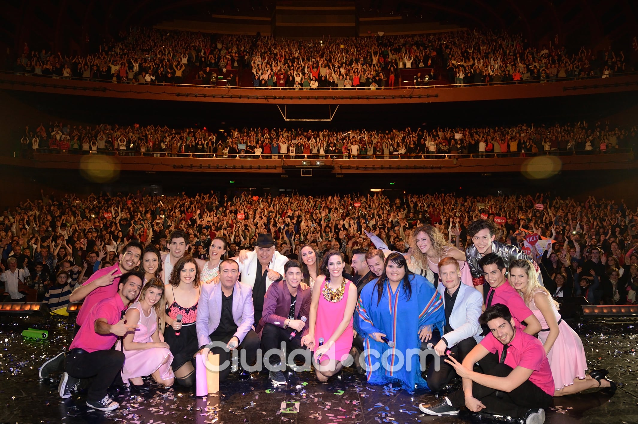 La intimidad de Elegidos en el Gran Rex. (Fotos: Prensa Telefe)