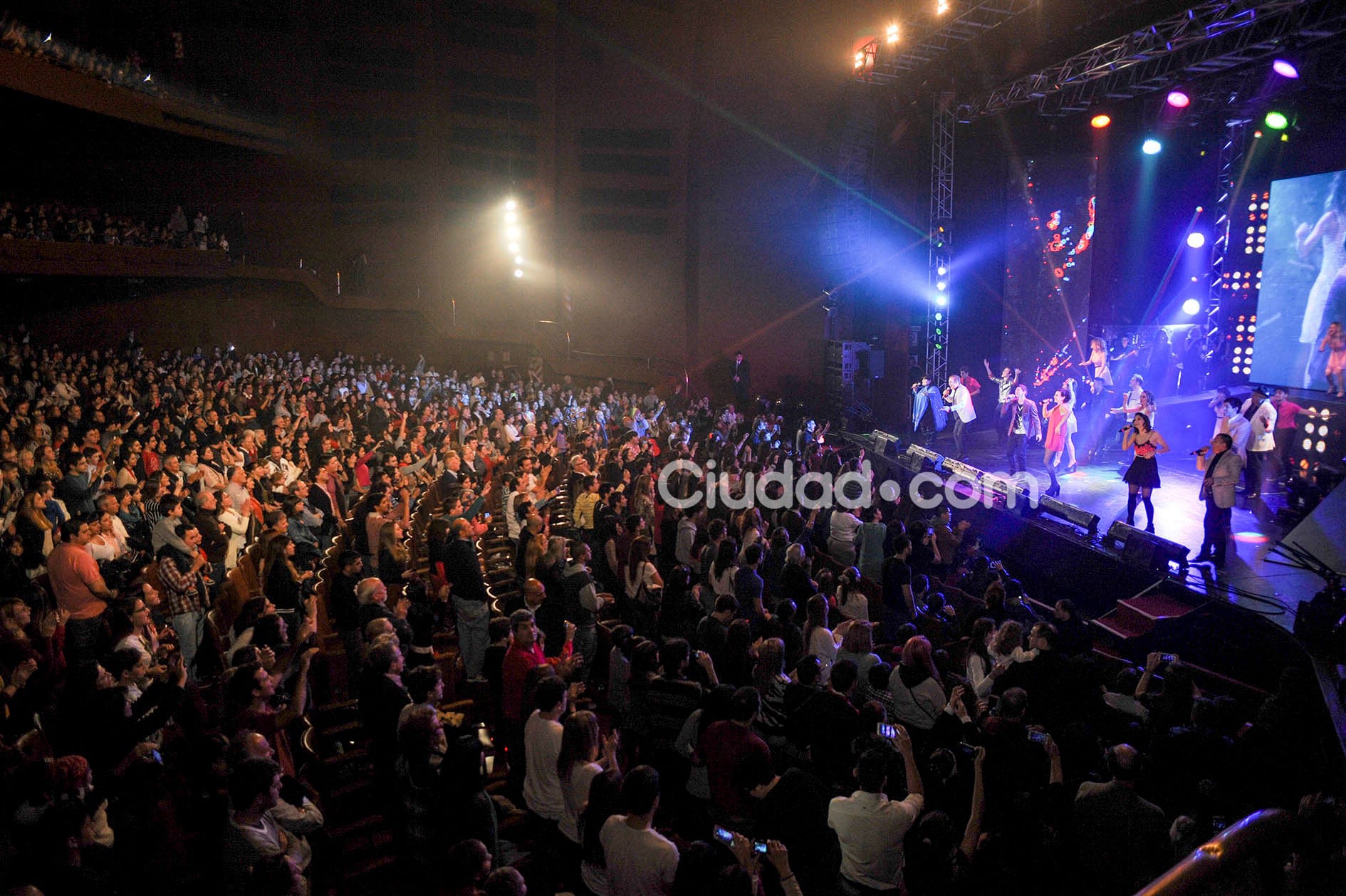 La intimidad de Elegidos en el Gran Rex. (Fotos: Prensa Telefe)