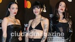 La Joaqui, Cazzu y Nicki Nicole en los premios Latin Grammy Award for Best New Artist (fotos: Movilpress).