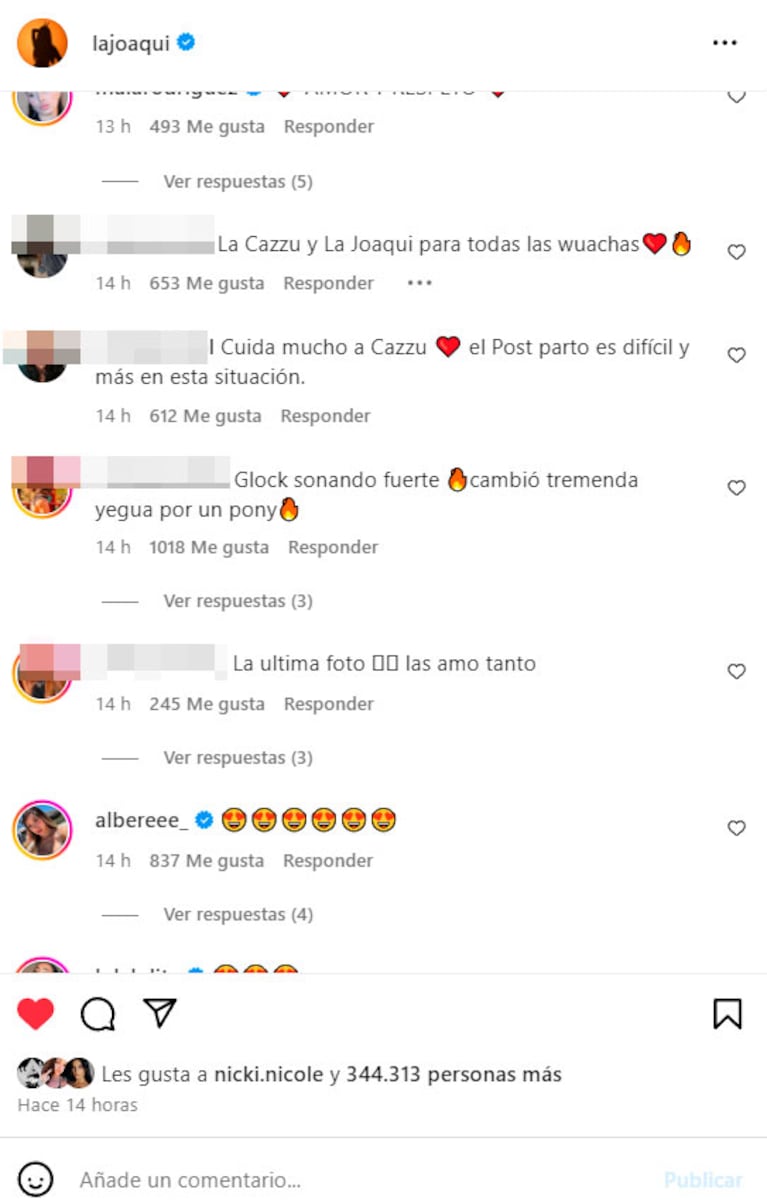 La Joaqui le dedicó un contundente mensaje a Cazzu tras su dolorosa separación de Christian Nodal