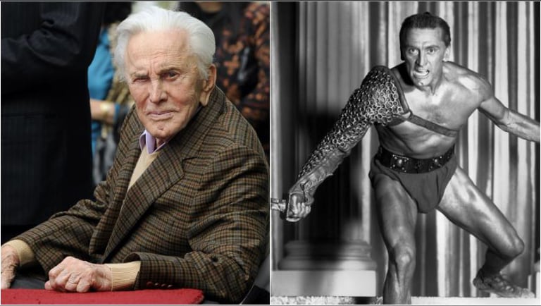 La leyenda del cine Kirk Douglas cumplió 101 años