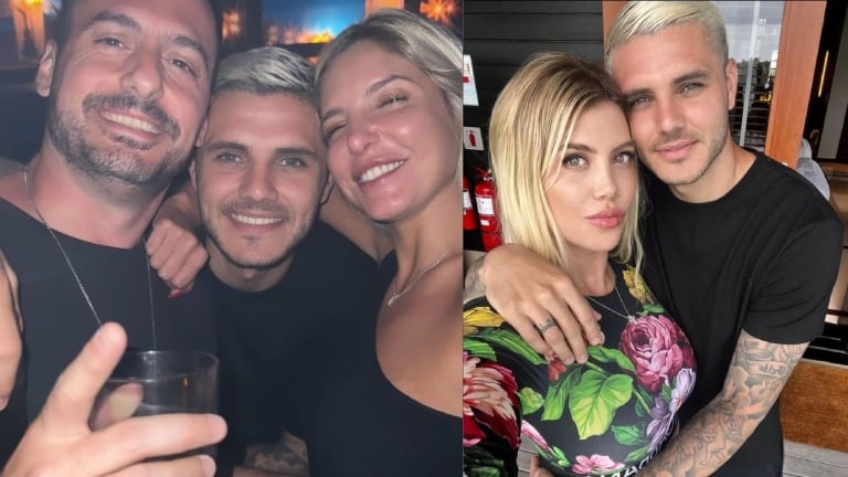 La llamativa foto de Mauro Icardi disfrutando de la noche porteña tras su escandalosa separación de Wanda Nara (Fotos: Instagram e Instagram Stories)