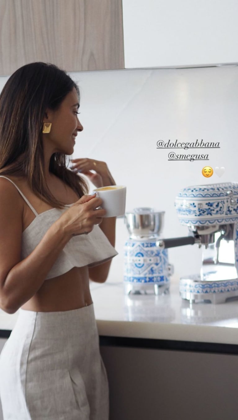 La lujosa cafetera que recibió Antonela Roccuzzo como regalo y vale miles de dólares 