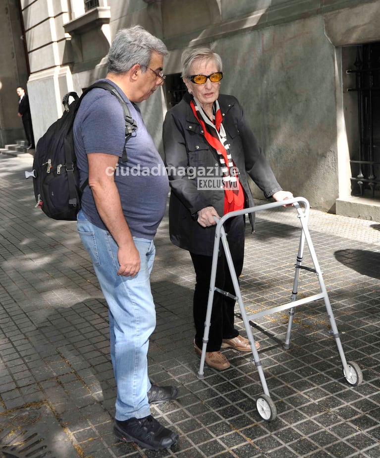 La madre de Daniel Fanego lo despidió este jueves (Foto: Movilpress).