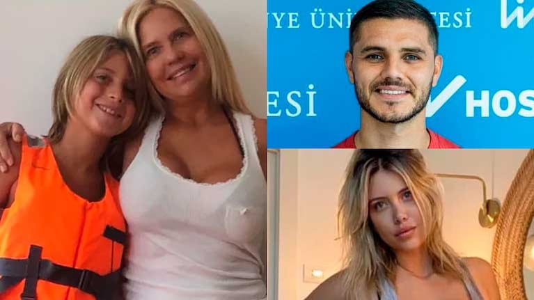 La madre de Wanda Nara y Valentino López apoyaron a Mauro Icardi frentea a la mediática