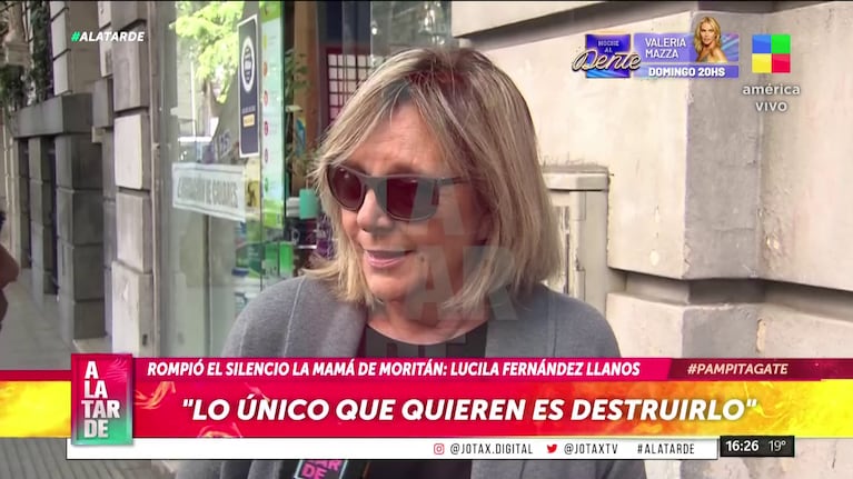 La mamá de Moritán le saltó a la yugular a Pampita.