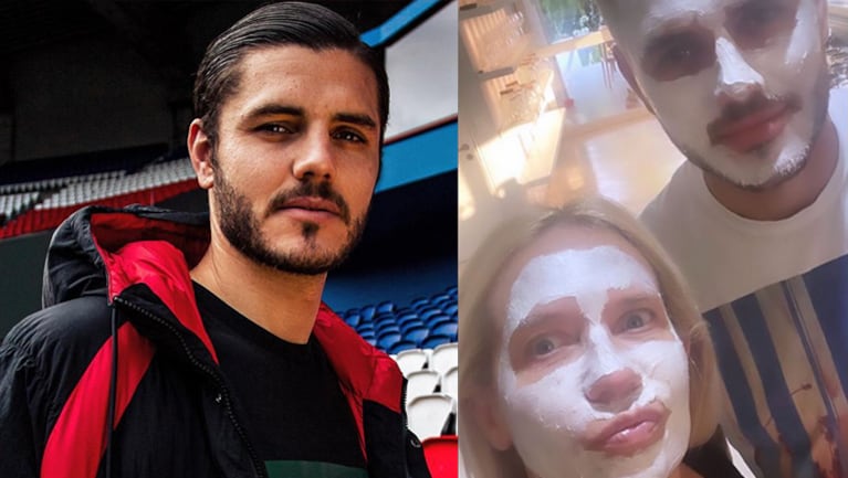 La mamá de Wanda Nara saludó a Mauro Icardi por su cumple con una divertida foto haciéndose juntos un tratamiento de belleza.